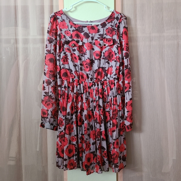 Xhiliration Purple & Pink Floral Dress - Picture 2 of 6